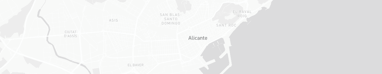 Mapa de Alicante